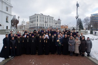 Митрополит Вениамин возглавил торжества по случаю актового дня Минской духовной академии